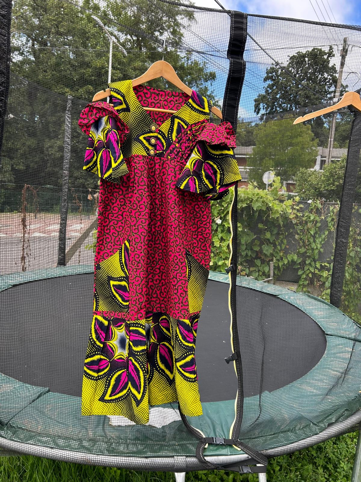 Robe en Wax Africaine – Taille Unique