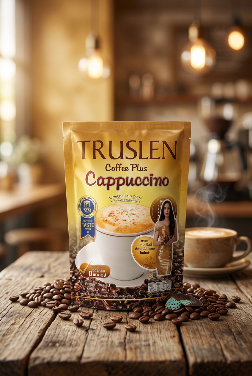 ☕ Café Cappuccino TRUSLEN Coffee Plus – Instantané & Savoureux