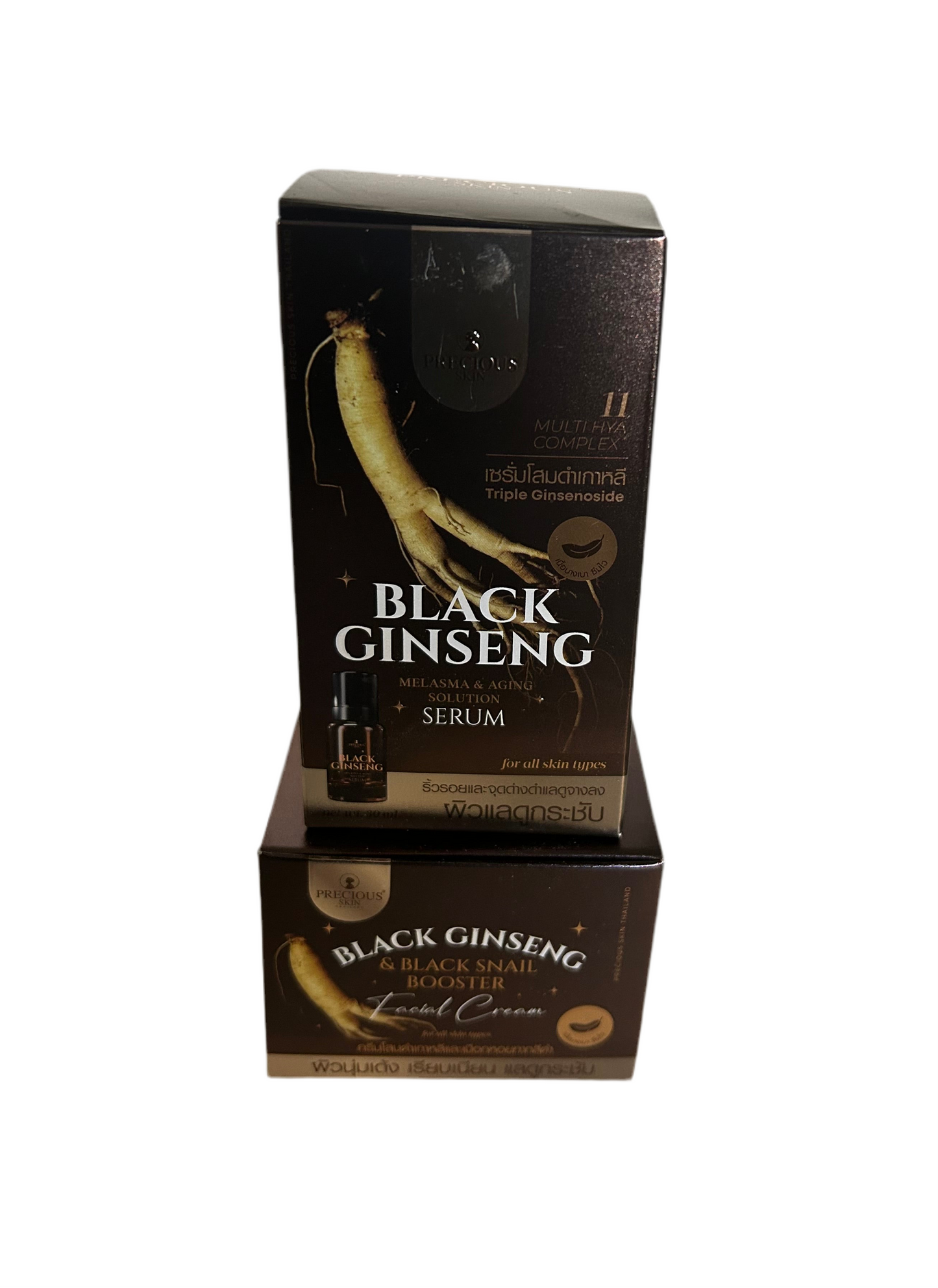 🌿 Black Ginseng – Soin Anti-Âge & Réparateur