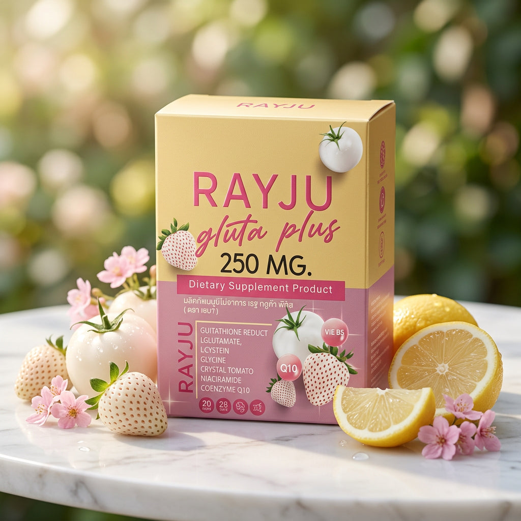 🍓 Rayju Gluta Plus 250 mg – Complément Beauté & Antioxydant