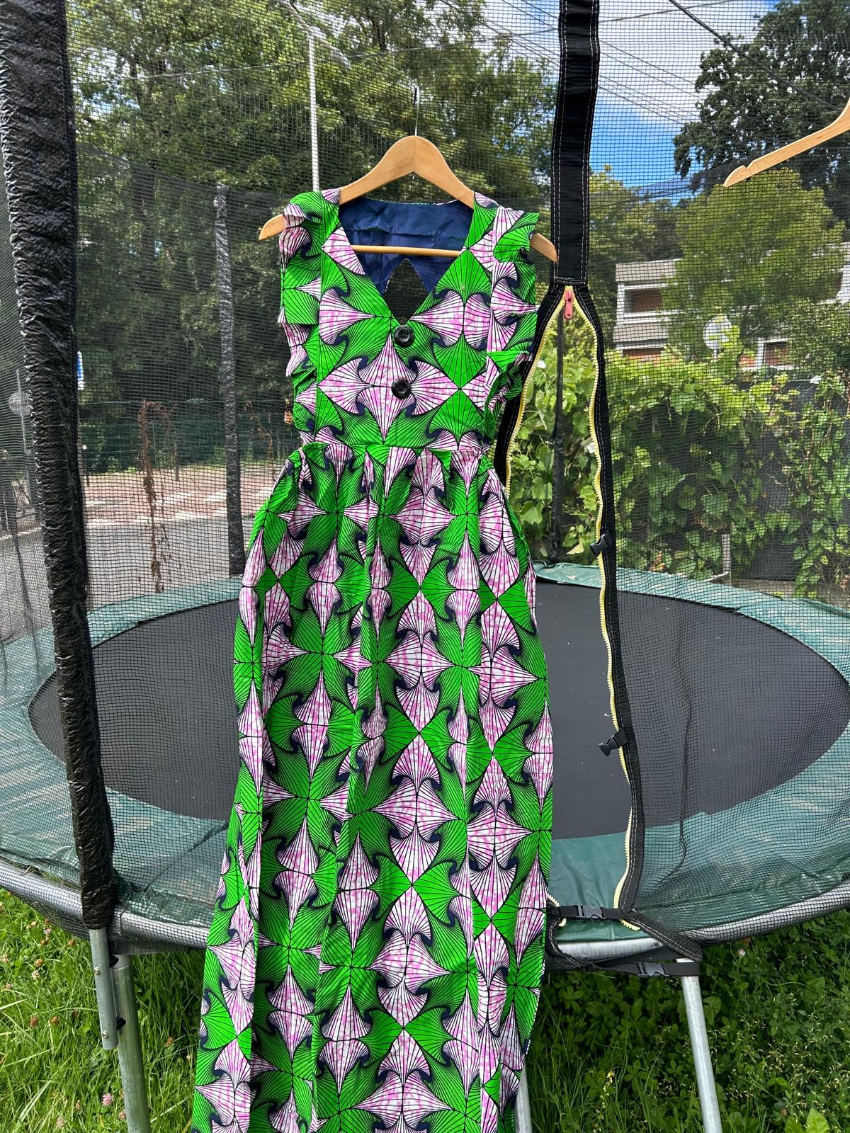 Robe en Wax Africaine – Taille Unique