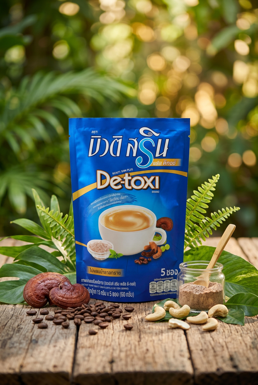 ☕ DETOXI SLIM – Café & Gélules Minceur Coupe-Faim 🇹🇭