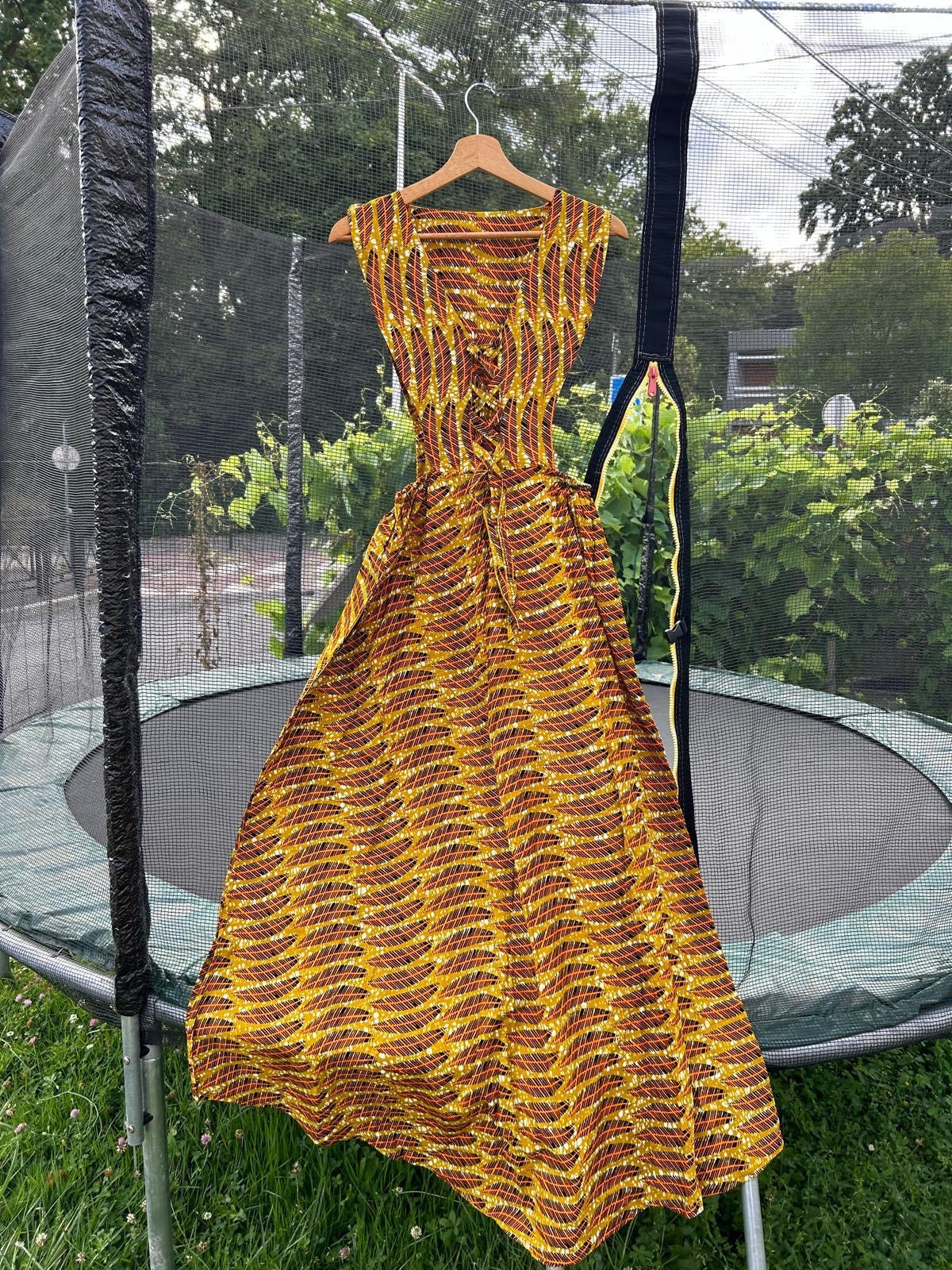 Robe en Wax Africaine – Taille Unique