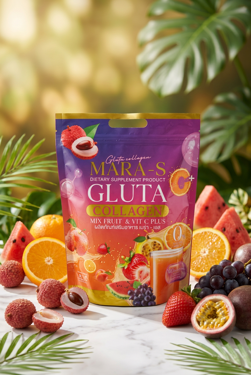 ✨ Mara-S Gluta Collagen – Mix Fruits & Vitamine C Plus