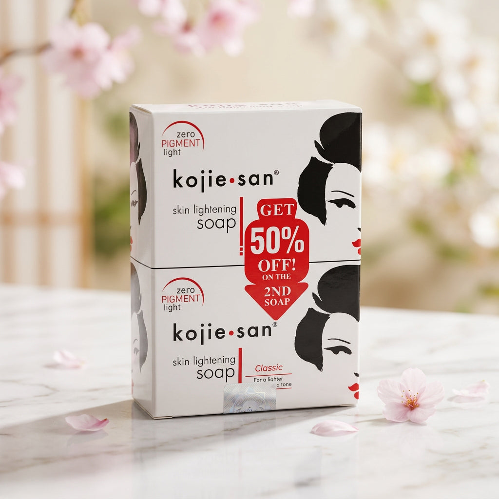 ✨ Kojie San – Kojic Acid Skin Brightening Soap (Pack of 2 Soaps)k