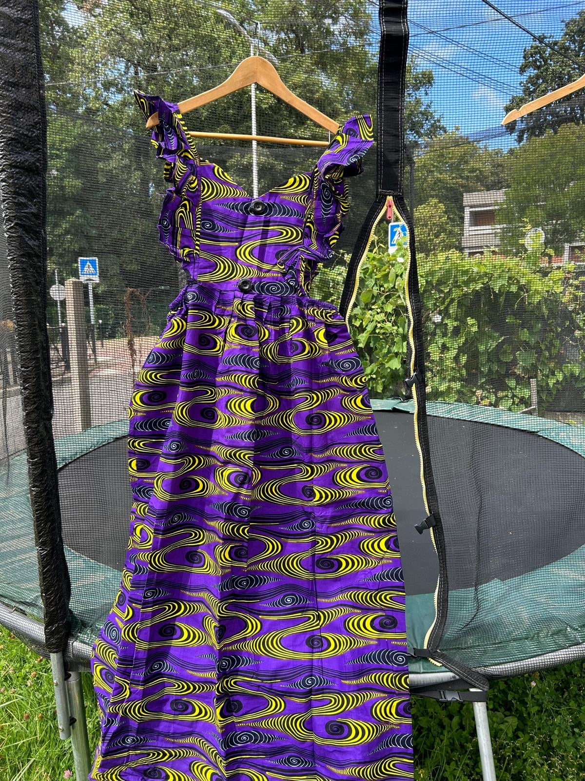 Robe en Wax Africaine – Taille Unique