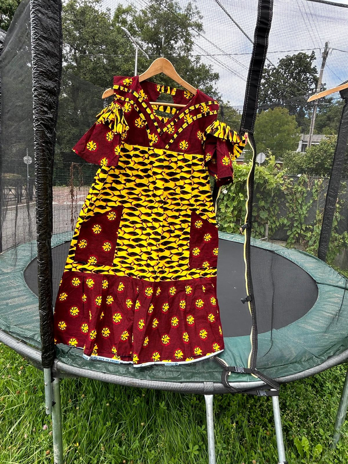 Robe en Wax Africaine – Taille Unique