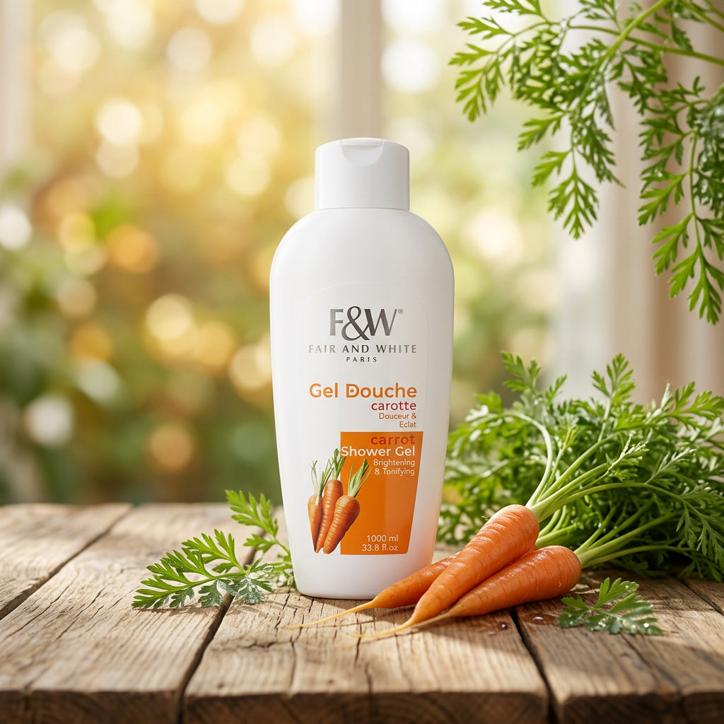 🥕 Gel Douche Carotte F&W – Douceur & Éclat