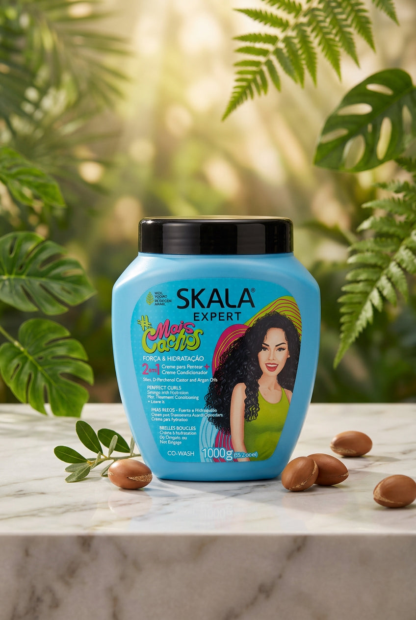 💙 Skala Expert #Mais Cachos – Crème Capillaire Boucles (1000 g)