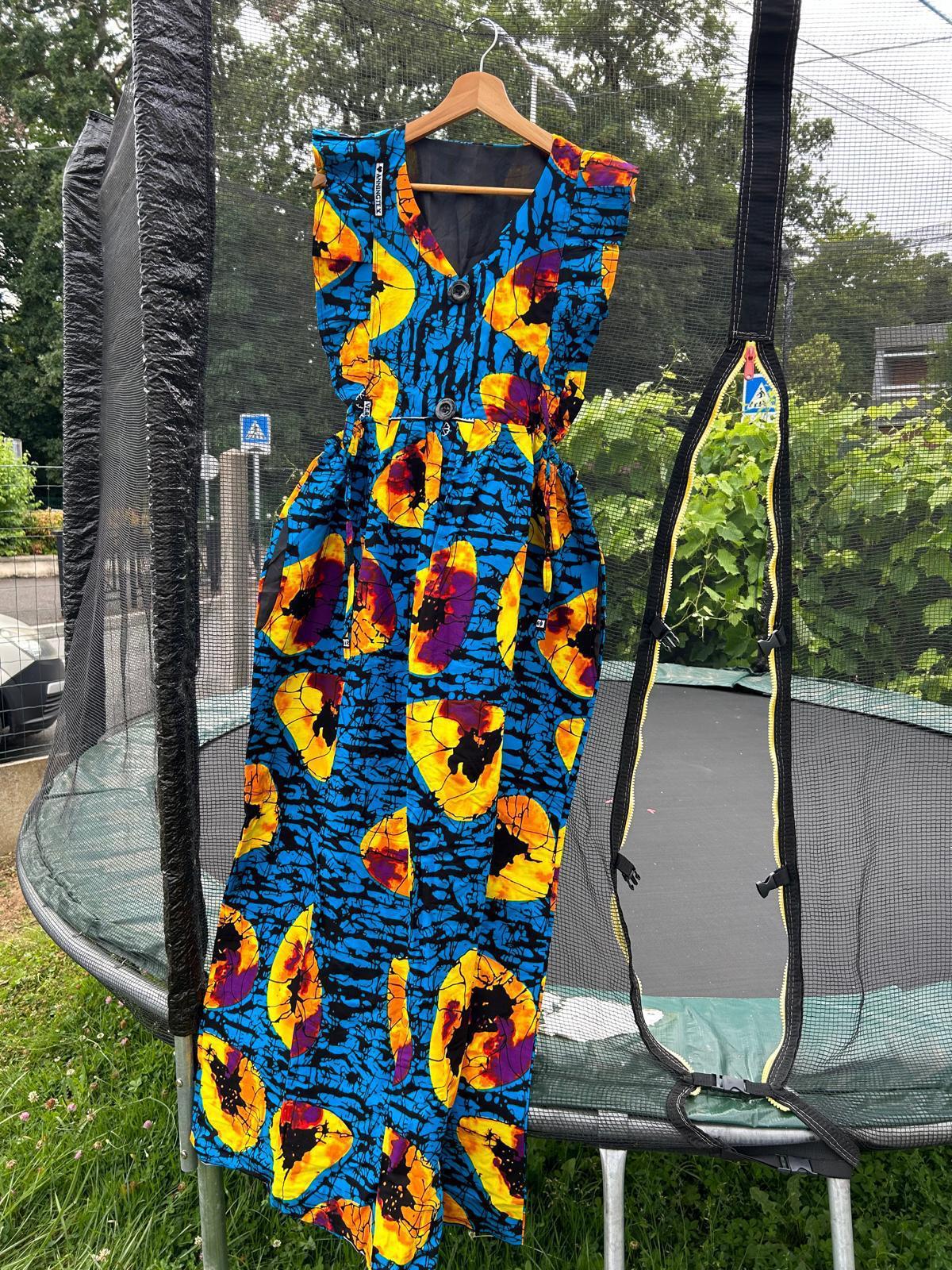 Robe en Wax Africaine – Taille Unique
