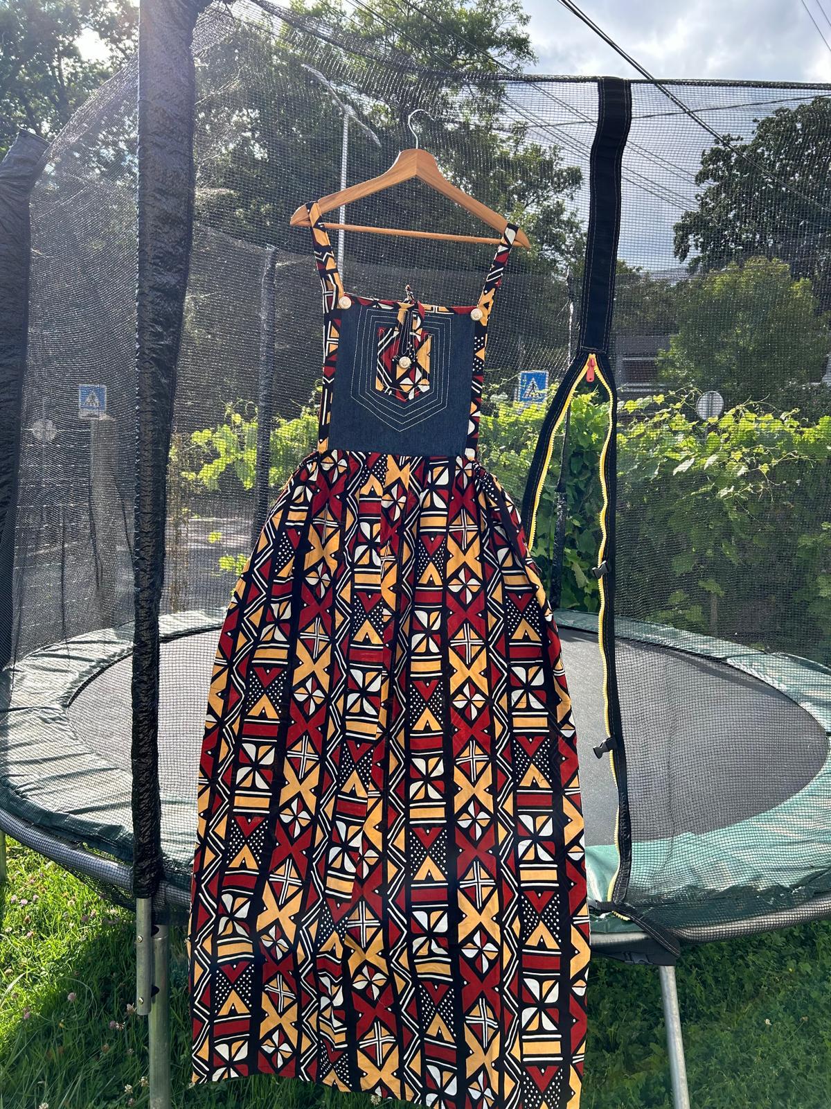 Robe en Wax Africaine – Taille Unique