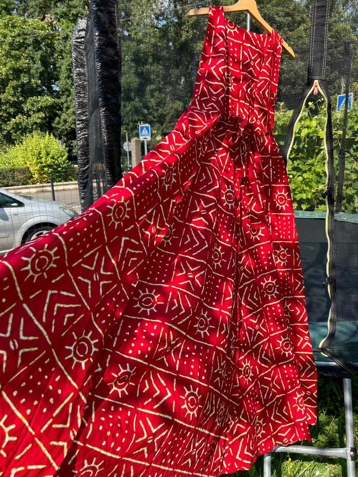 Robe en Wax Africaine – Taille Unique