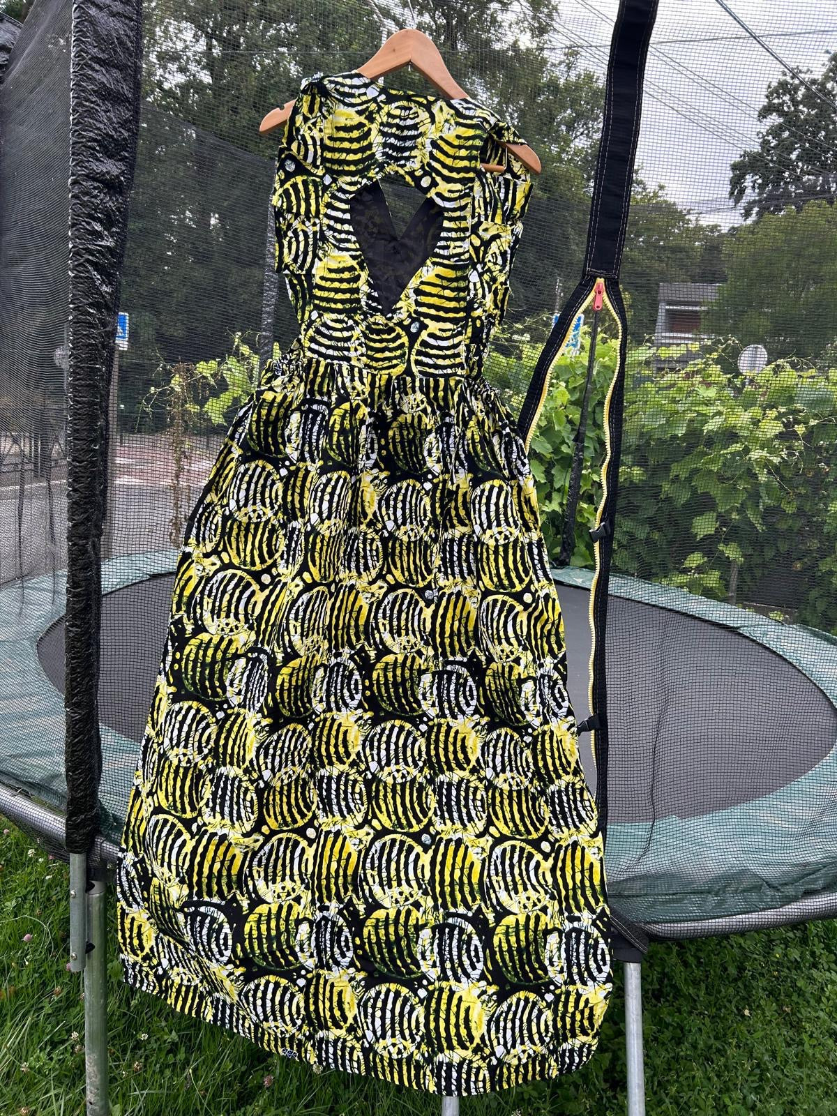 Robe en Wax Africaine – Taille Unique