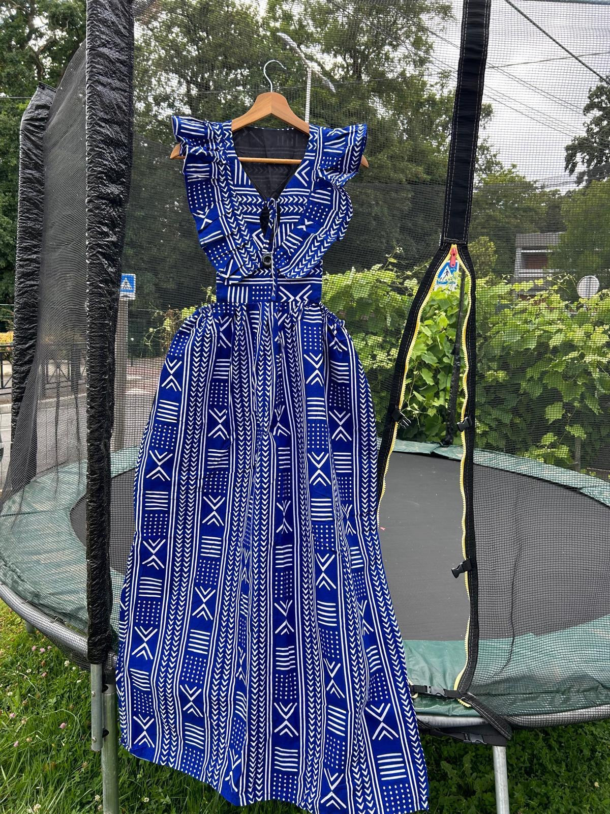 Robe en Wax Africaine – Taille Unique