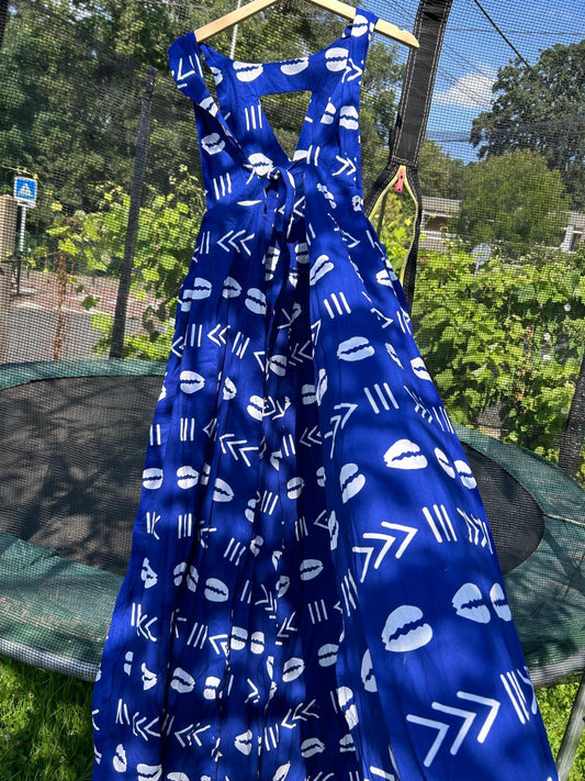 Robe en Wax Africaine – Taille Unique