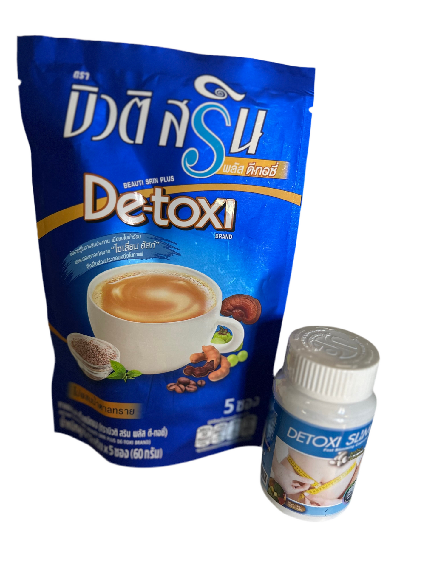 ☕ DETOXI SLIM – Café & Gélules Minceur Coupe-Faim 🇹🇭