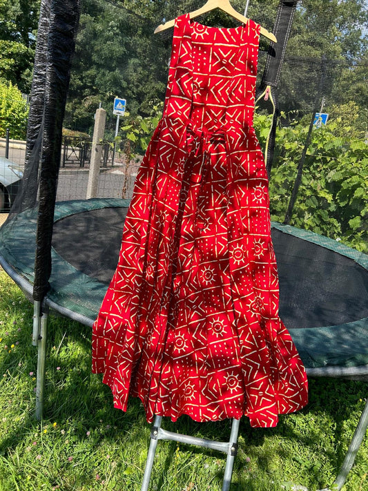 Robe en Wax Africaine – Taille Unique
