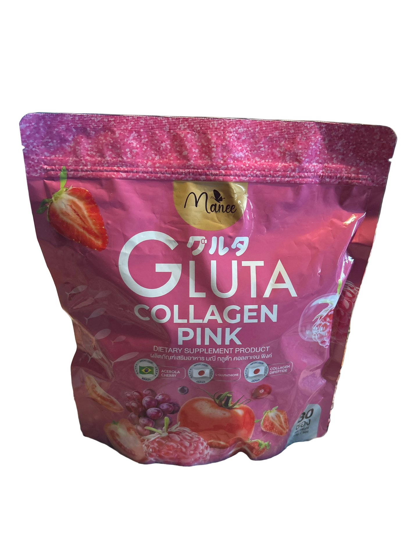 🌸 Manee Gluta Collagen Pink – Complément Beauté à Boire