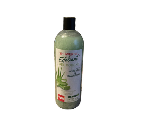 🌿 Gel Douche Exfoliant Aloe Vera & Acide Hyaluronique – Peau Douce et Hydratée