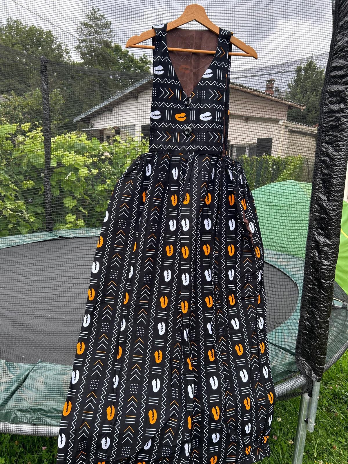 Robe en Wax Africaine – Taille Unique