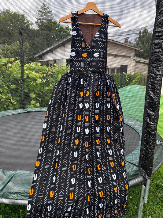 Robe en Wax Africaine – Taille Unique