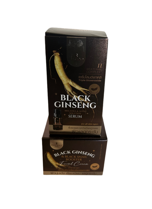 🌿 Black Ginseng – Soin Anti-Âge & Réparateur