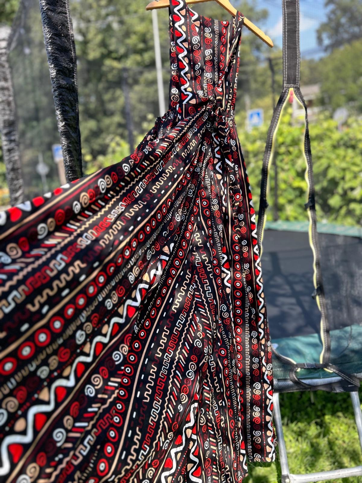 Robe en Wax Africaine – Taille Unique