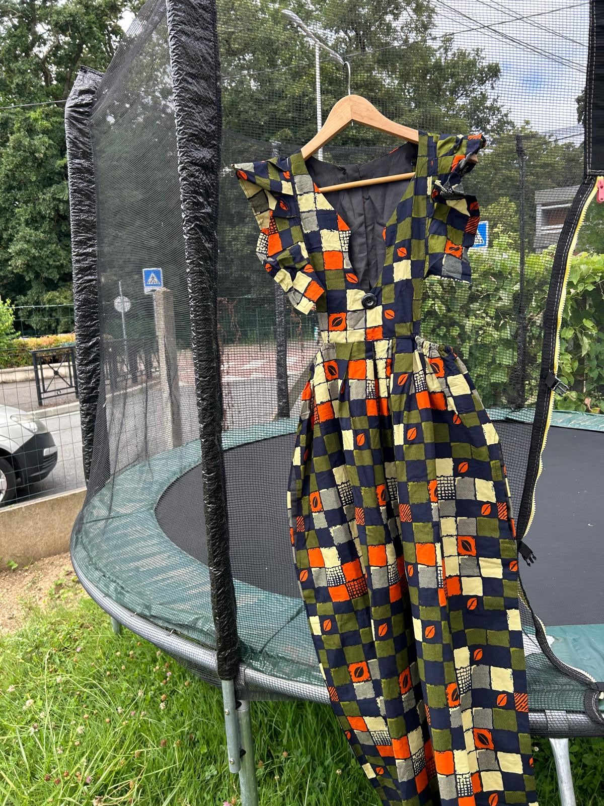 Robe en Wax Africaine – Taille Unique