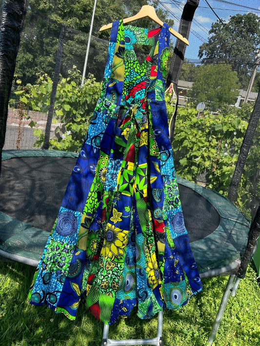 Robe en Wax Africaine – Taille Unique