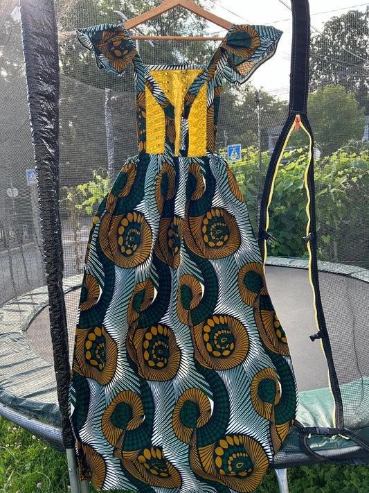 Robe en Wax Africaine – Taille Unique