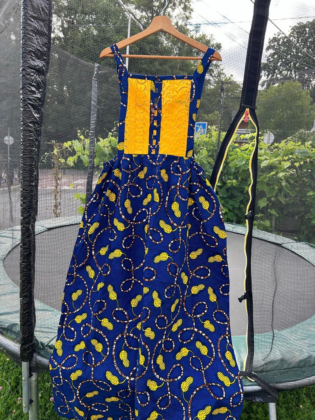 Robe en Wax Africaine – Taille Unique