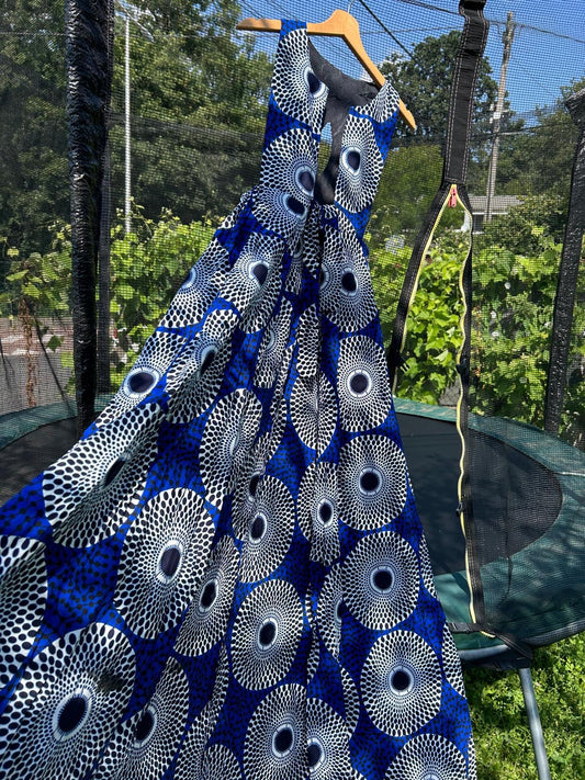 Robe en Wax Africaine – Taille Unique