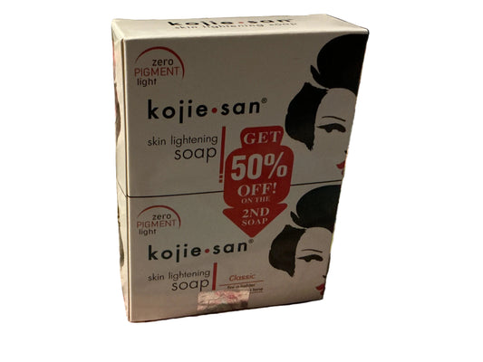 ✨ Kojie San – Savon Éclat du Teint à l’Acide Kojique (Pack 2 Savons)k