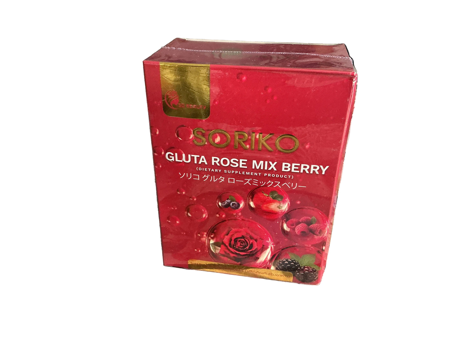 🌹 Soriko Gluta Rose Mix Berry – Boisson Beauté au Collagène & Fruits Rouges