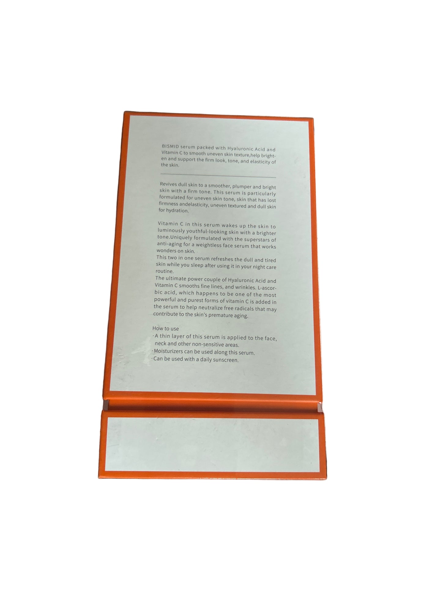 🍊 Bismid – Sérum Vitamine C & Acide Hyaluronique (30 ml)